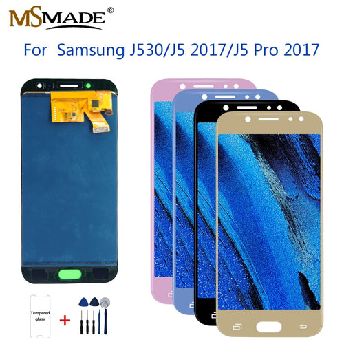 J530 Display For Samsung J5 2017 Display Touch Screen Digitizer J5 Pro J530M J530F SM-J530F LCD Touch Screen Digitizer Parts