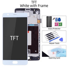 Load image into Gallery viewer, AMOLED Original Display For Oneplus 3T Display LCD Touch Screen with Frame Replacement For Oneplus 3 Display 3T LCD A3000 A3003