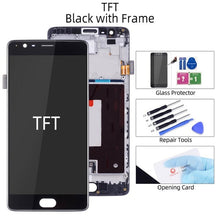 Load image into Gallery viewer, AMOLED Original Display For Oneplus 3T Display LCD Touch Screen with Frame Replacement For Oneplus 3 Display 3T LCD A3000 A3003
