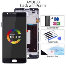 Load image into Gallery viewer, AMOLED Original Display For Oneplus 3T Display LCD Touch Screen with Frame Replacement For Oneplus 3 Display 3T LCD A3000 A3003